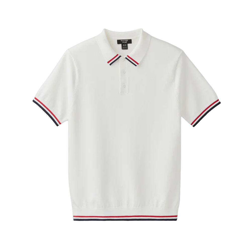 Polo de golf extensible et respirant