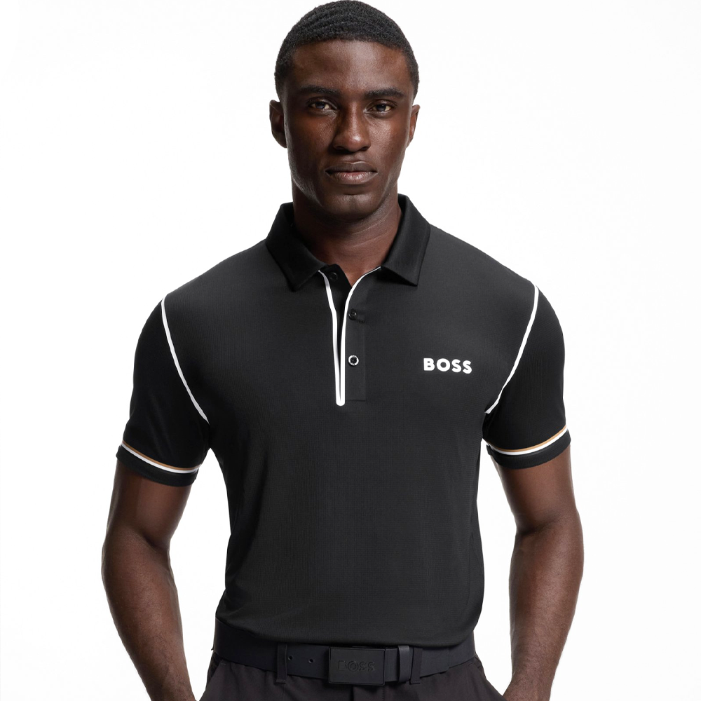 Active Paddy Golf Polo Shirt in Ripstop Fabric.