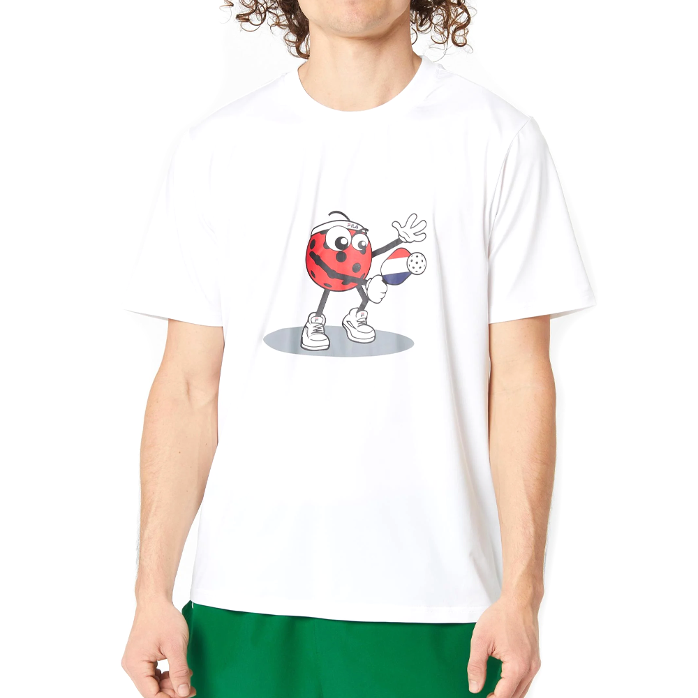 Pull graphique à manches courtes Pickleball.