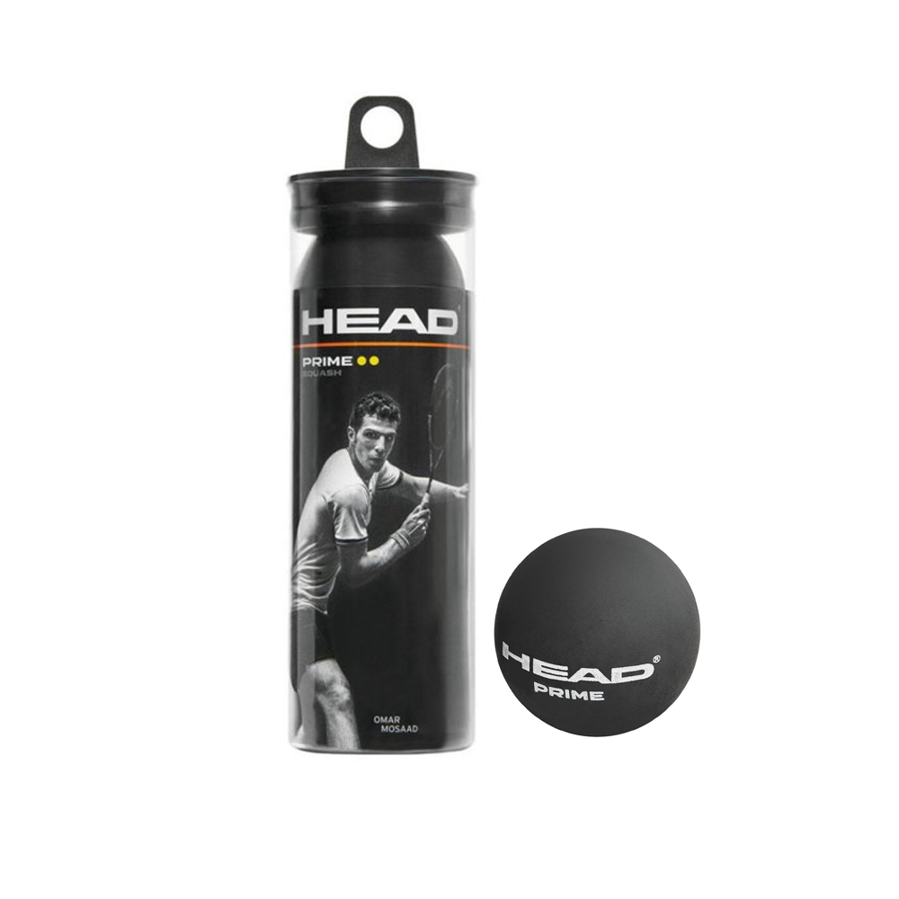 Head Prime Ball (Tube of 3 Balls) - Double Yellow Dot