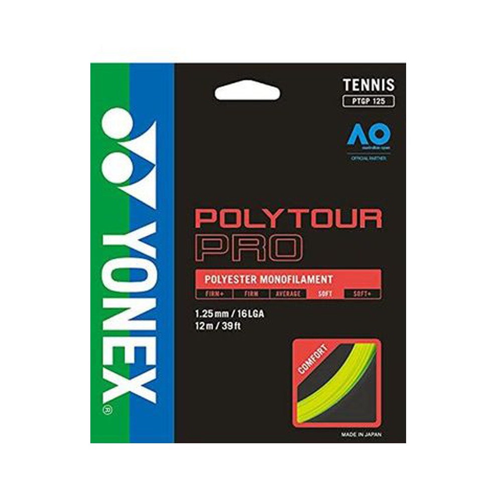 Yonex Poly Tour Pro 125 Pack - Flash Yellow