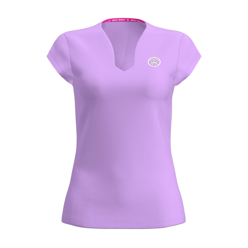 Bidi Badu Spike V-Neck Tee (Women's) - Lilac