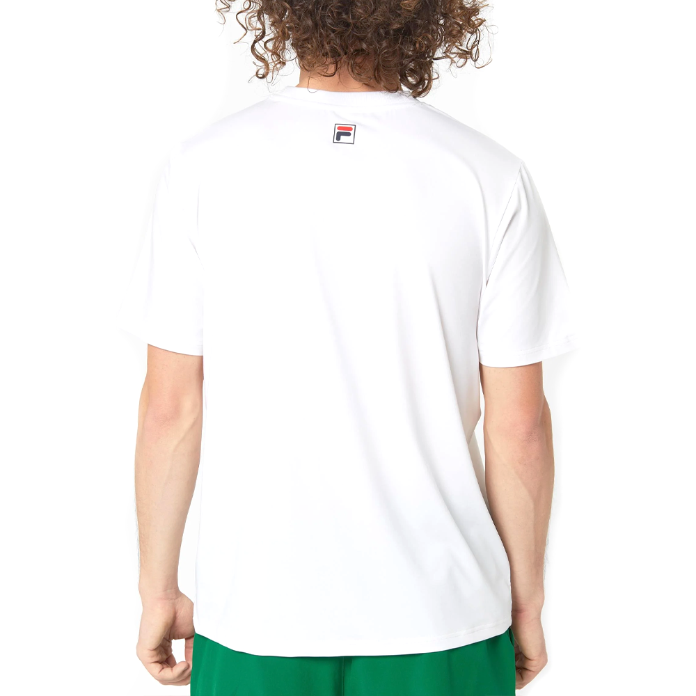 Fila Pickleball Short Sleeve Graphic Crew (Men's) - White