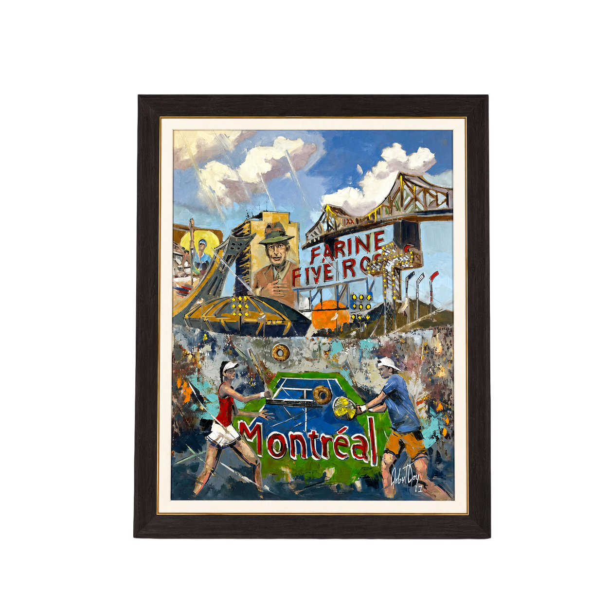 Montreal Painting Artwork - Robert Roy