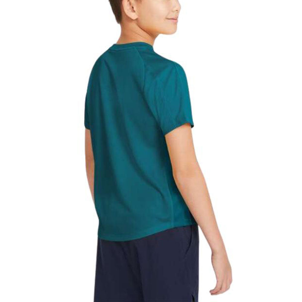 Nike Court Dri-Fit Victory Top (Boy's) - Bright Spruce/White