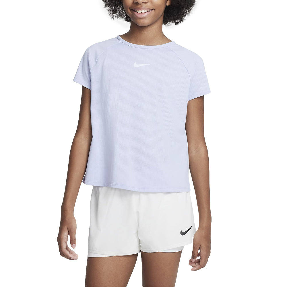 Nike Yoga Dri FIT Big Kids (Girls) Tank Oxygen Purple, £15.00