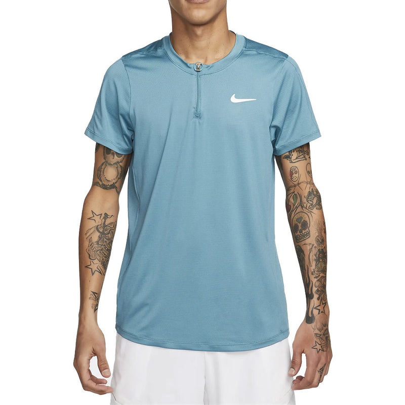 Nike Court Dri-Fit Advantage Polo (Men's) - Mineral Teal/White