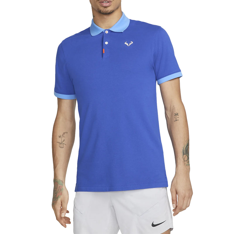 Nike Slim-Fit Rafa Polo (Men's) - Game Royal/University Blue/White