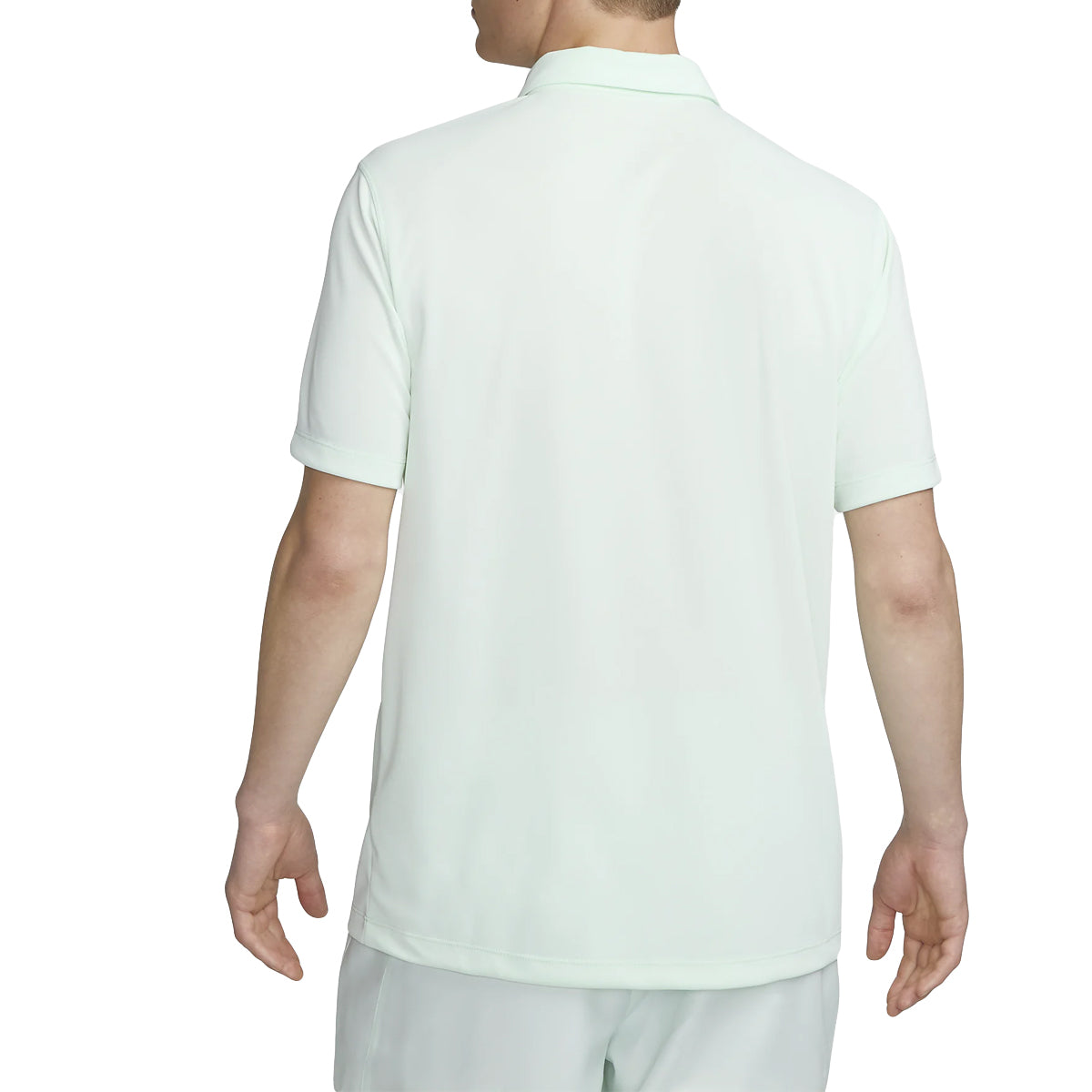 Nike Court Dri-Fit Solid Polo (Men's) - Barely Green/Black