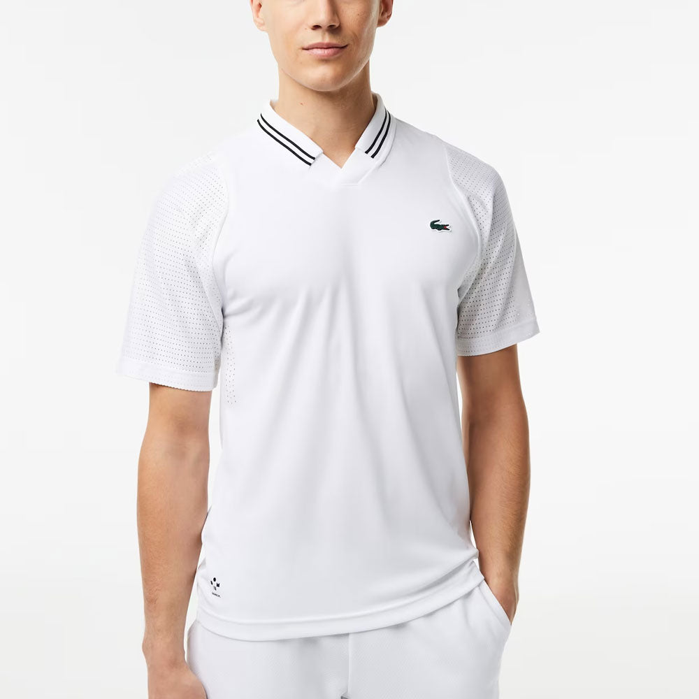 Lacoste Tennis x Daniil Medvedev Polo Shirt (Men's) - White