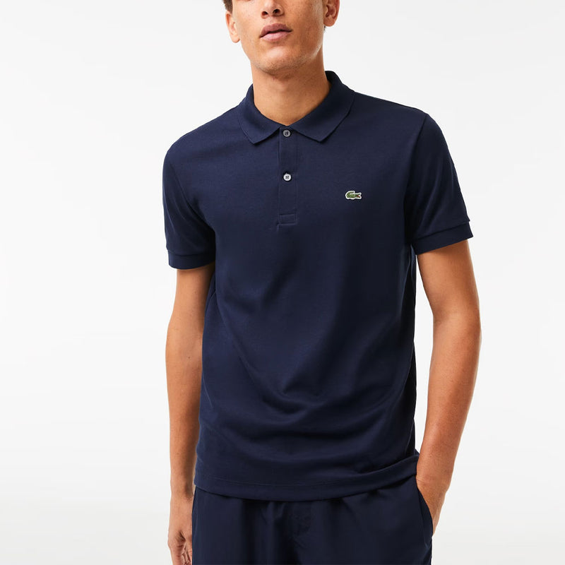 Lacoste Regular Fit Ultra Soft Cotton Jersey Polo (Men's) - Navy