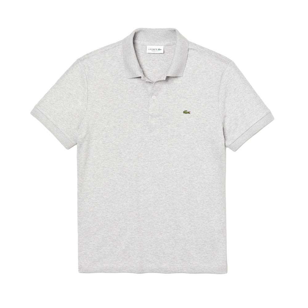 Lacoste Regular Fit Ultra Soft Cotton Jersey Polo (Men's) - Grey Chine