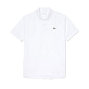 Lacoste Sport Breathable Run-Resistant Interlock Polo Shirt (Men's) - White.