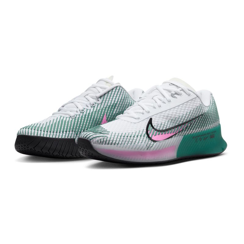 Nike Court Air Zoom Vapor 11 (Women's) - White/Playful Pink/Bicoastal/Black