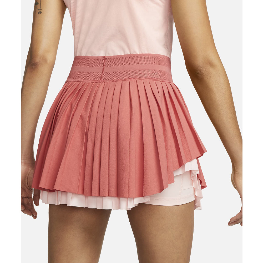 Jupe Nike Court Dri-Fit Slam (Femme) - Adobe/Pink Bloom/Blanc