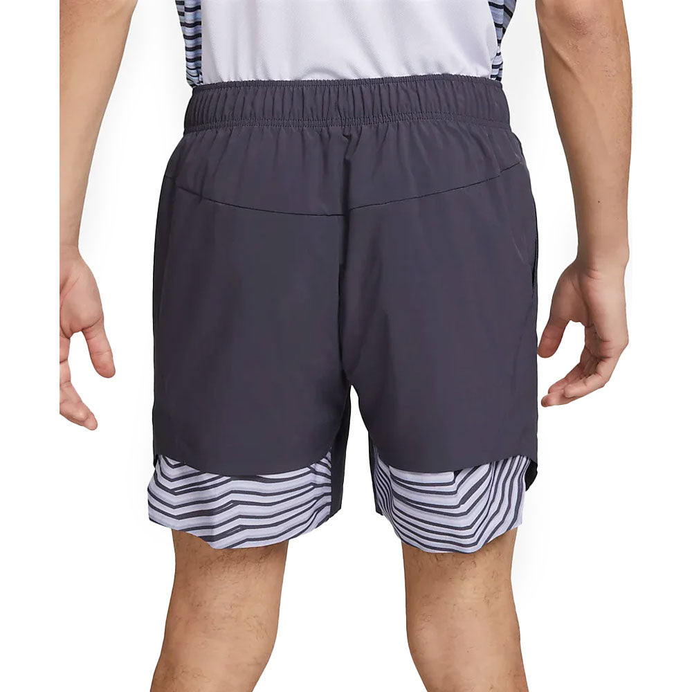 Nike Court Dri-Fit Slam Short (Men's) - Gridiron/White