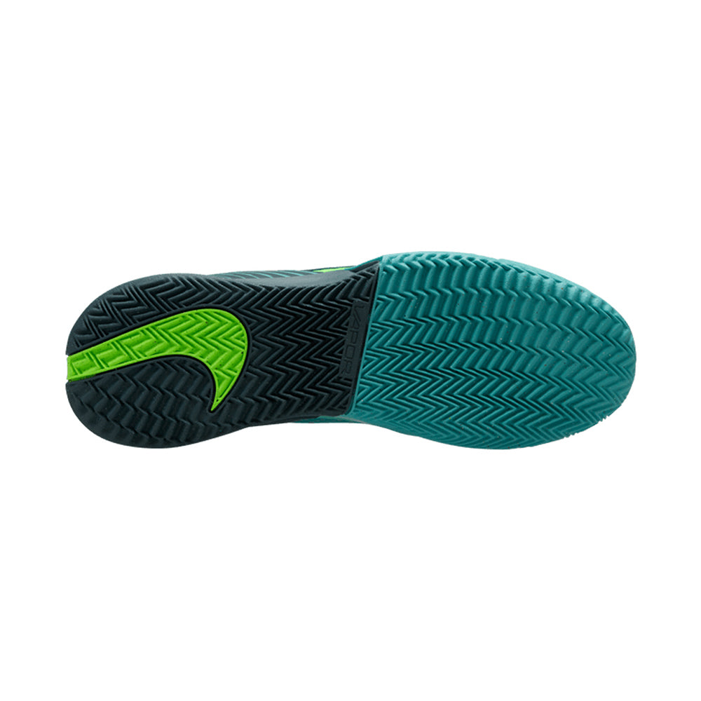 Nike Air Zoom Vapor Pro 2 Clay (Men's) - Washed Teal/Green Strike/Deep Jungle