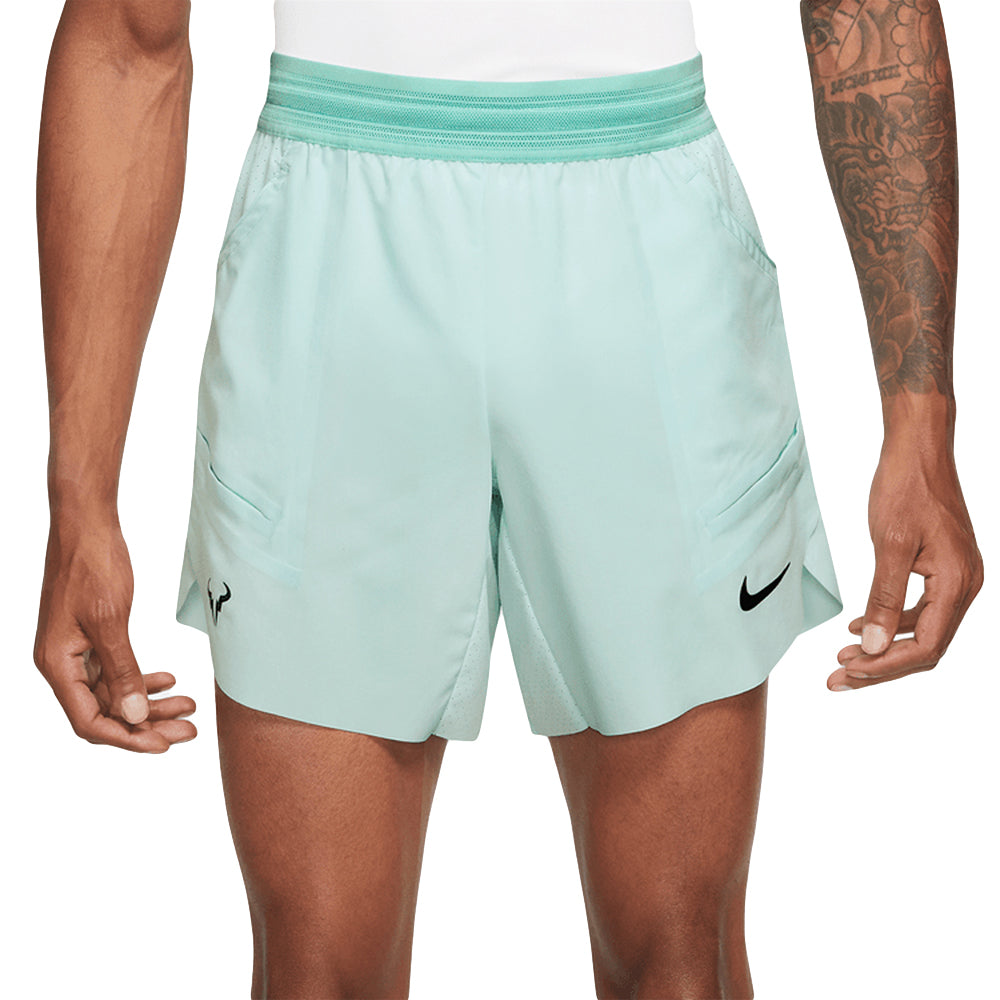 Nike Court Rafa Dri-Fit Advantage Short 7" (Men's) - Jade Ice/Emerald Rise/Black