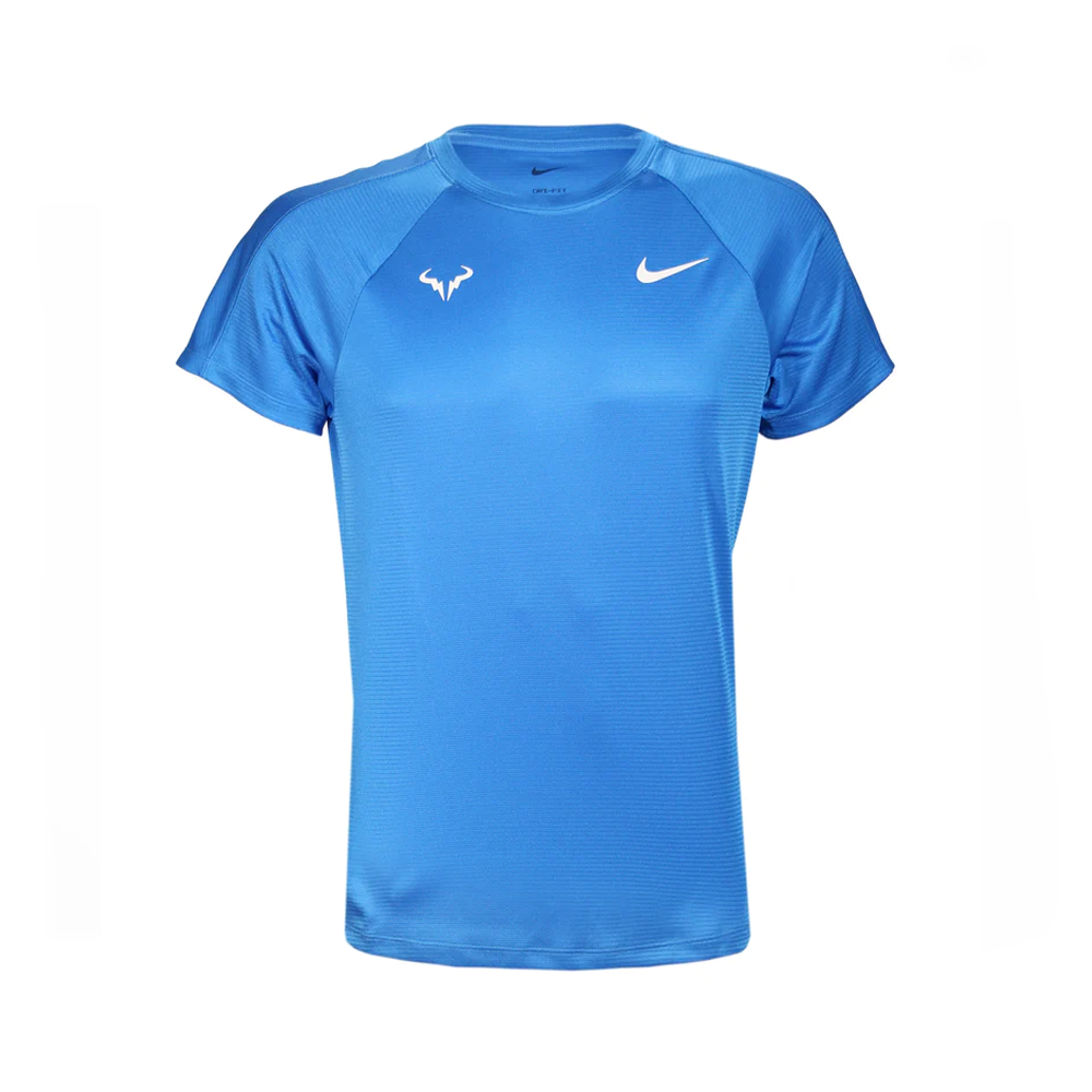Nike Rafa Challenger Top SS (Men's) - Light Photo Blue/White