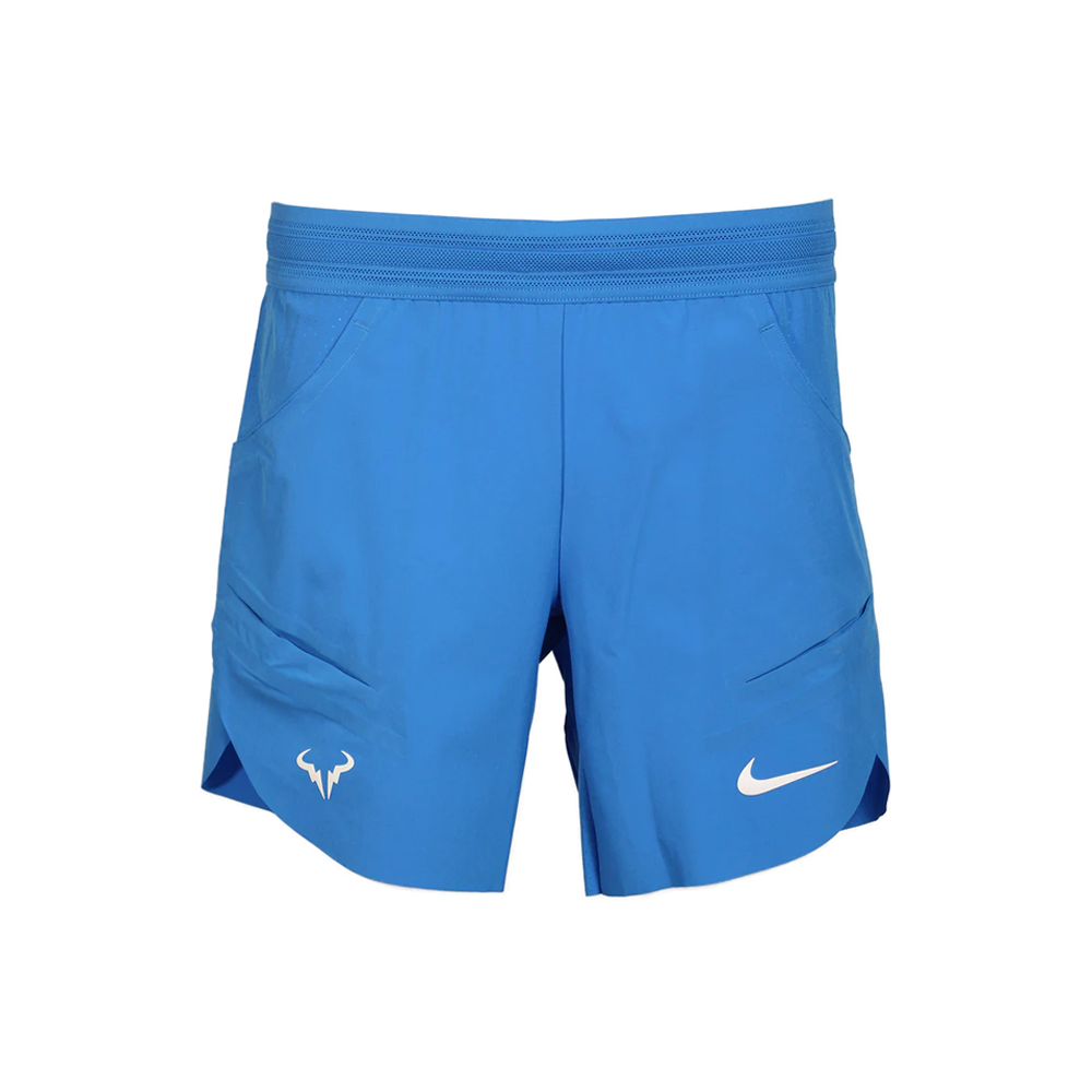 Nike Court Rafa Dri-Fit Advantage Short 7" (Men's) - Light Photo Blue/Light Lemon Twist/White