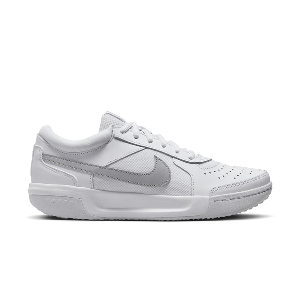 Nike Court Air Zoom Lite 3 (Women's) - White/Metallic Silver
