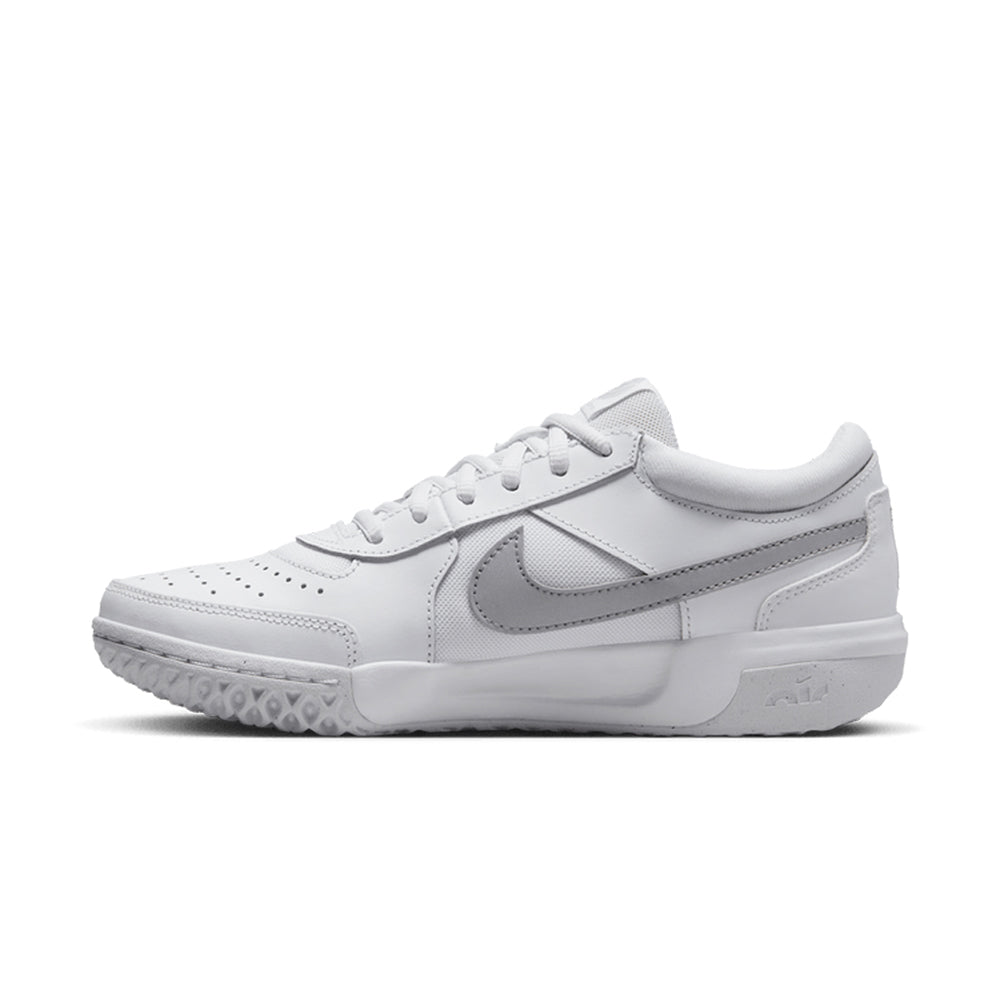 Nike Court Air Zoom Lite 3 (Femme) - Blanc/Argent métallique