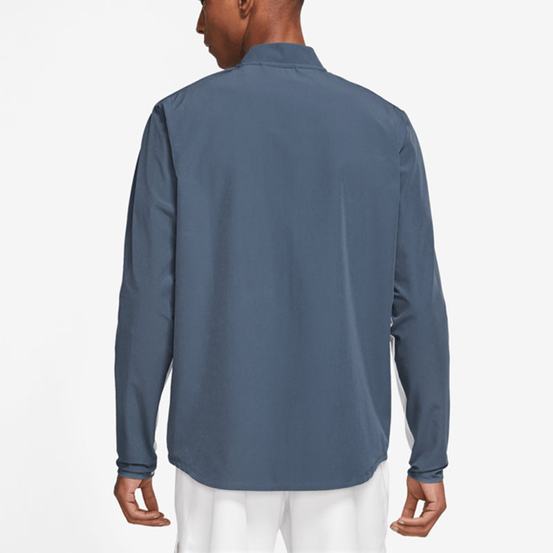 Nike Court Advantage Jacket (Men's) - Diffused Blue/White/White