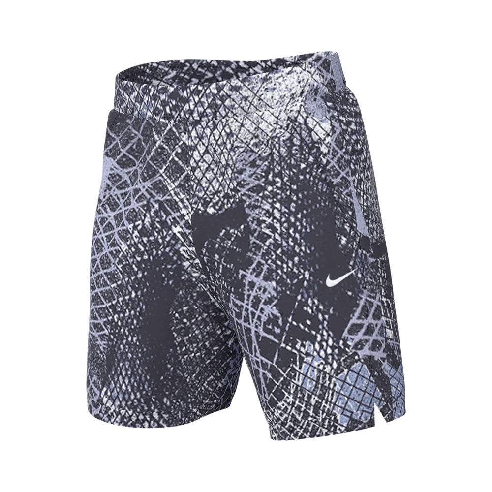 Nike Court Dri-Fit Victory Short 9" (Homme) - Grille/Blanc