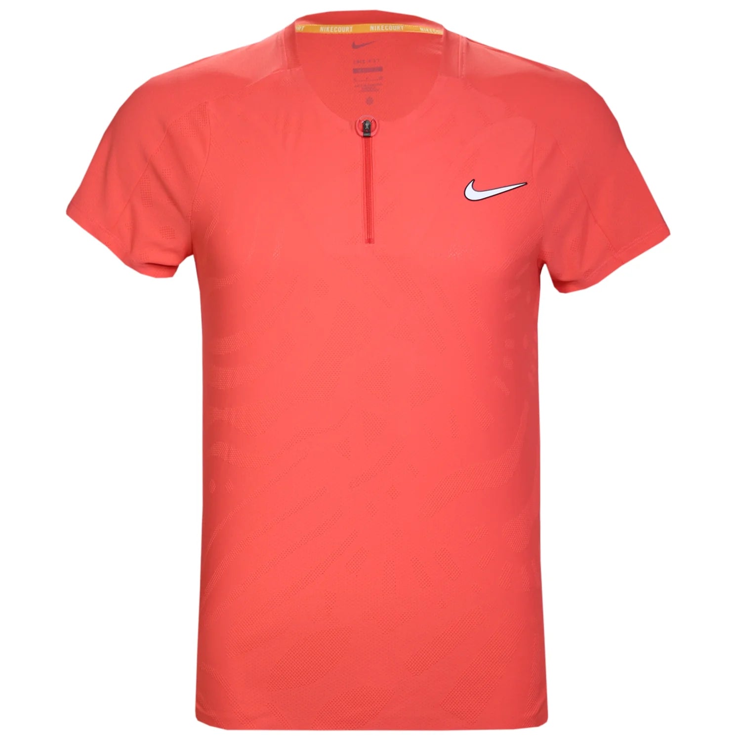 Nike Court Dri-Fit Advantage Slam Polo (Men's) - Ember Glow/White