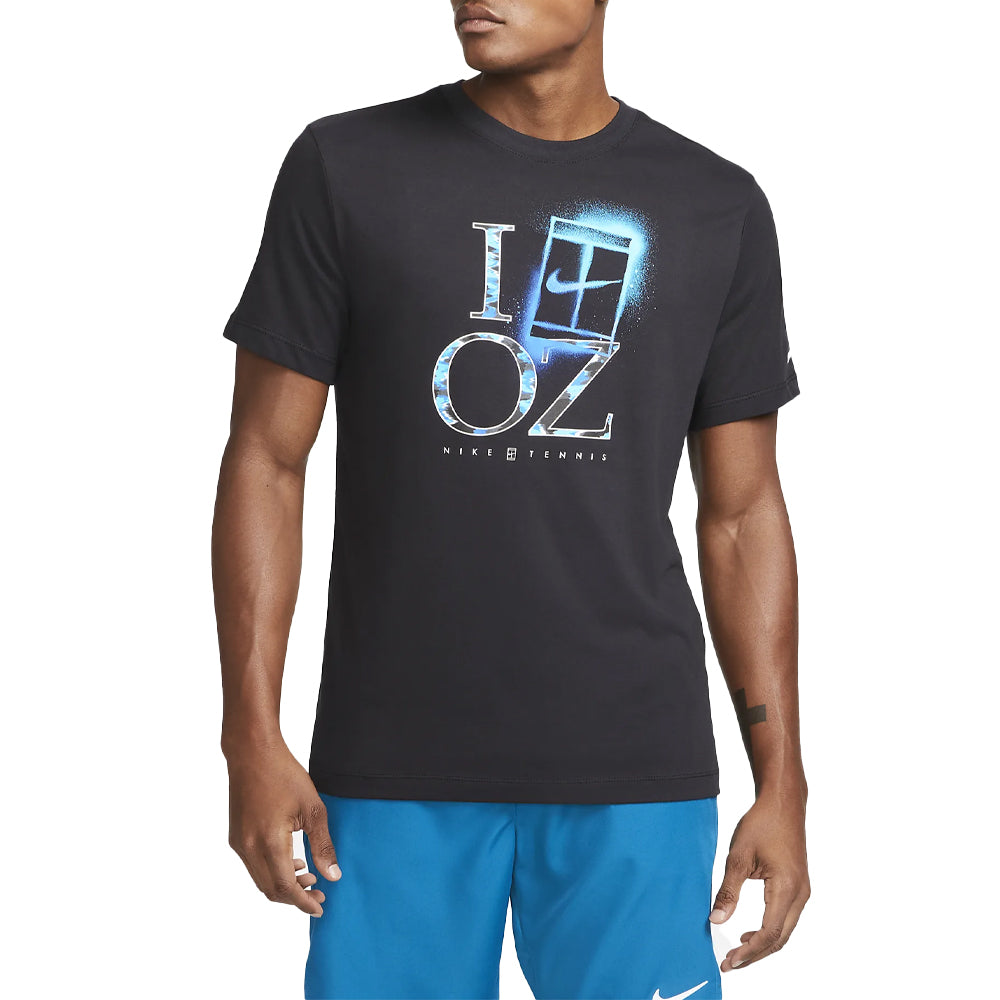 Nike Court Dri-Fit Tee (Men's) - Black