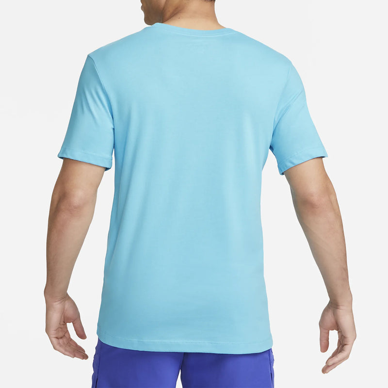 Nike Court Dri-Fit Tee (Men's) - Baltic Blue