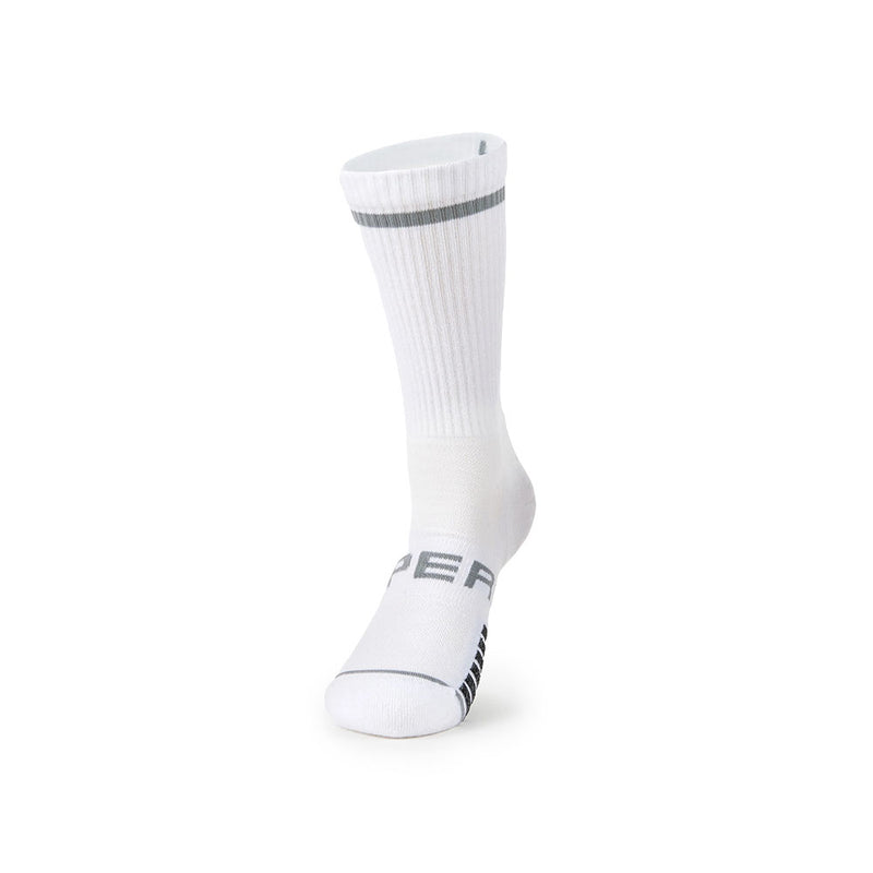 Thorlo Experia Ultra Light Padding Tennis Crew Socks - White