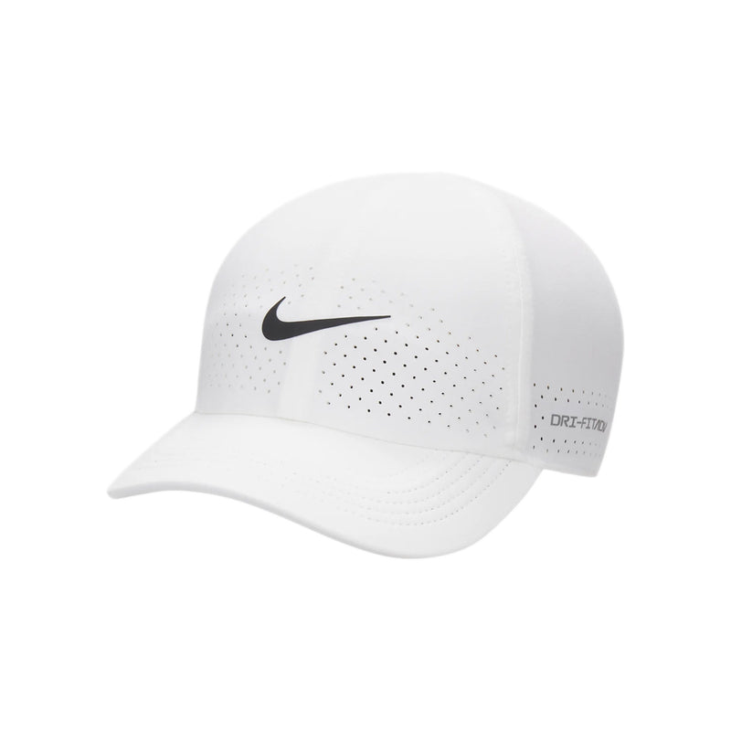 Nike Dri-Fit Advantage Club Cap (Unisex) - White/Black
