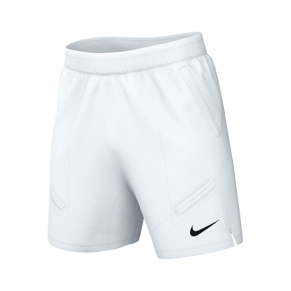 Nike Court Dri-Fit Advantage Short 7" (Hommes) - Blanc/Noir