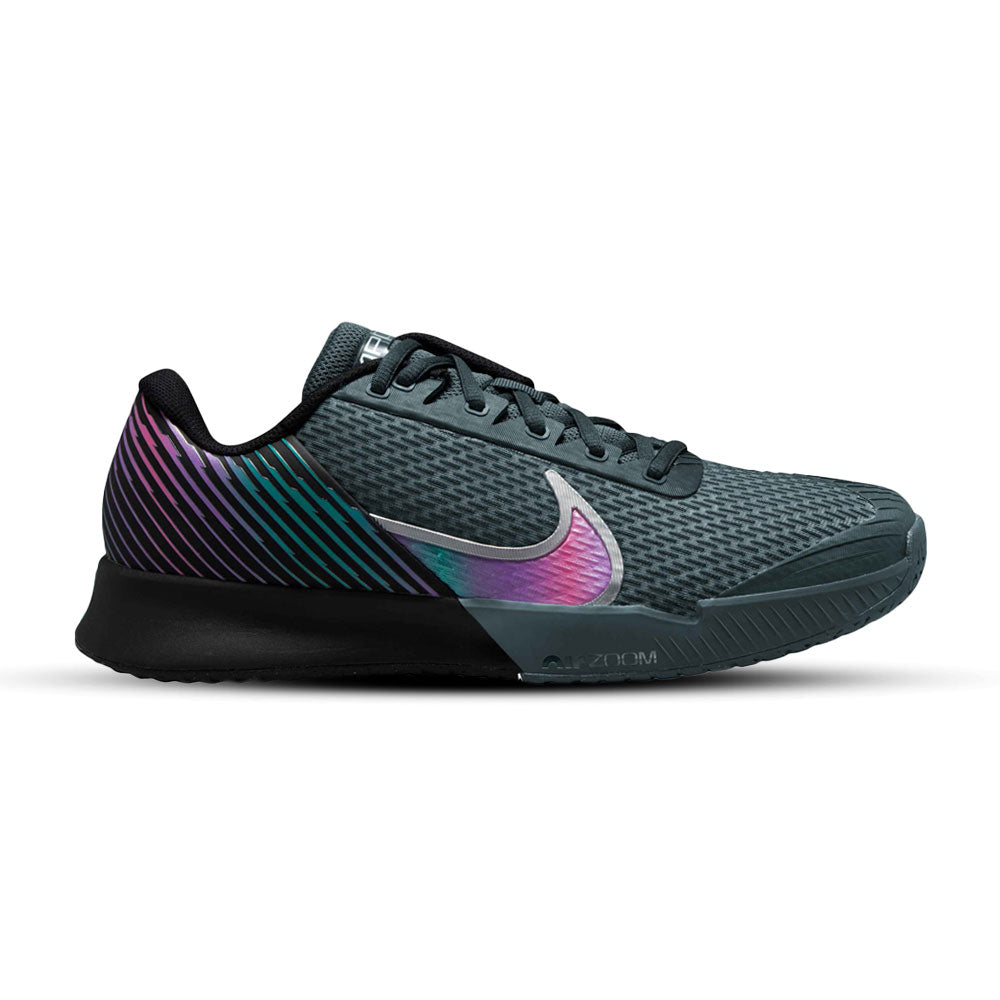 Nike Cout Air Zoom Vapor Pro 2 PRM (Men's) - Black/Multi Color/Clear Jade