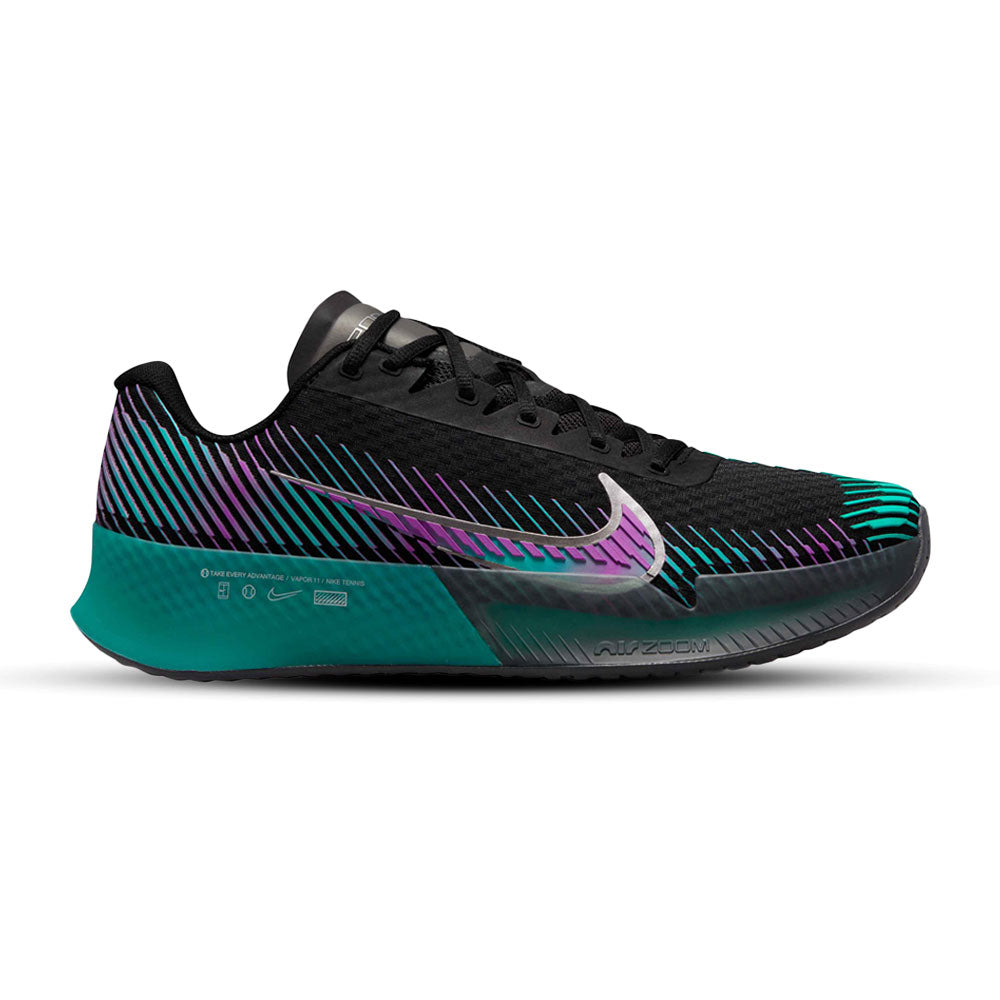 Nike Court Air Zoom Vapor 11 PRM (Men's) - Black/Multi-Color/Deep Jungle