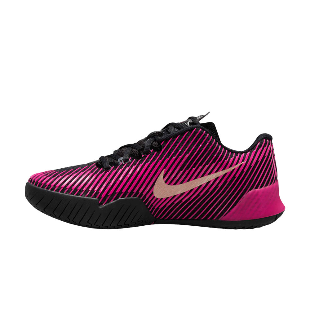 Nike Court Air Zoom Vapor 11 PRM (Women's) - Black/Multi-Color/Fireberry-Fierce Pink