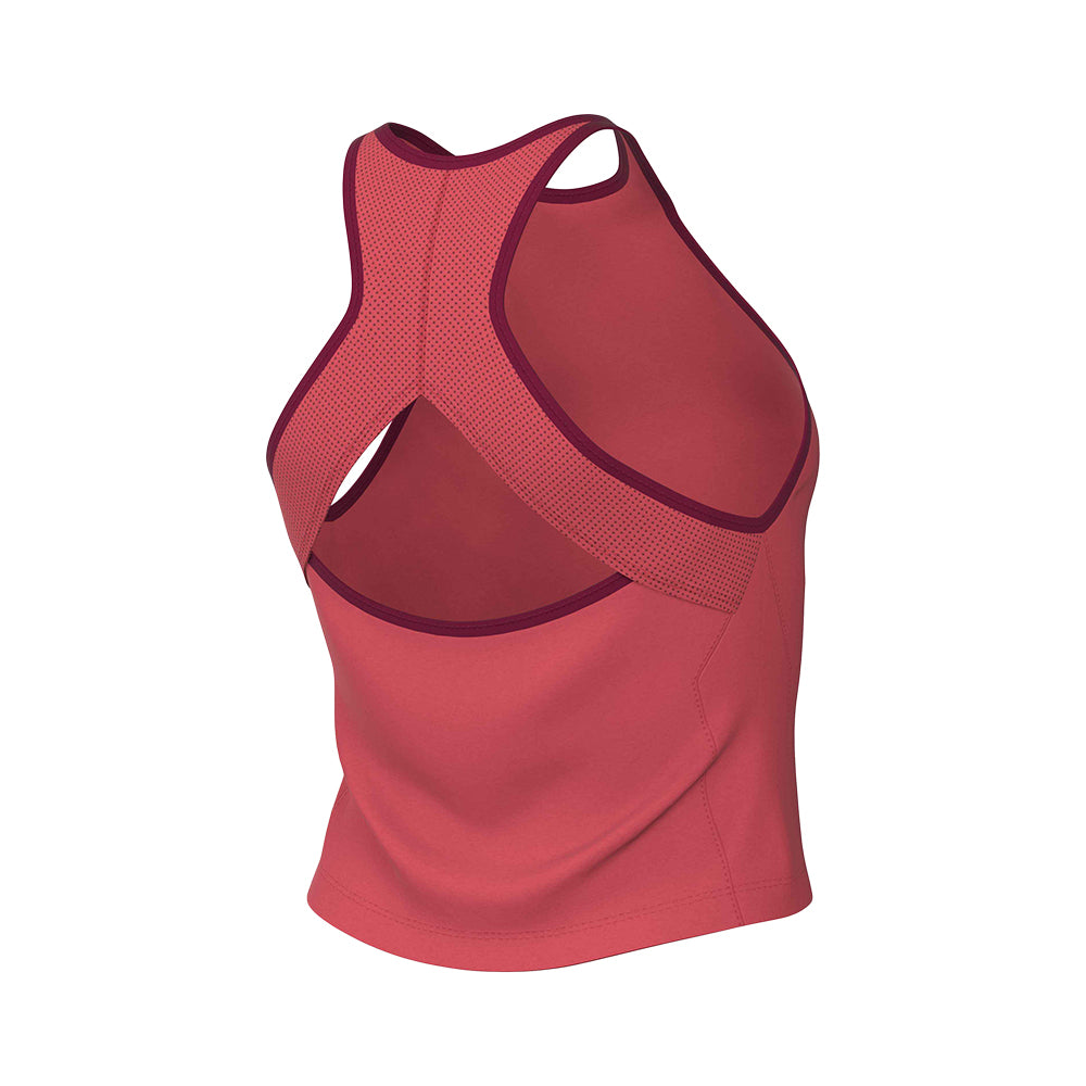 Nike Court Dri-Fit Slam Tank (Women's) - Ember Glow/Noble Red/White