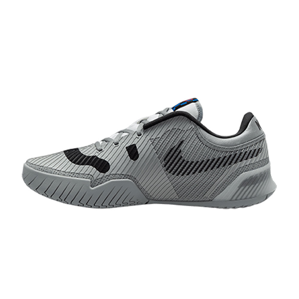 Nike Court Air Zoom Vapor 11 Attack (Men's) - Light Smoke Grey/Black-White/Signal Blue