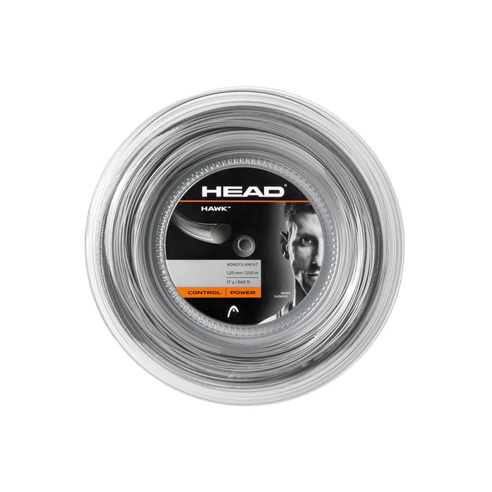 Head Hawk 17 Reel (200m) - Anthracite Grey-Tennis Strings- Canada Online Tennis Store Shop