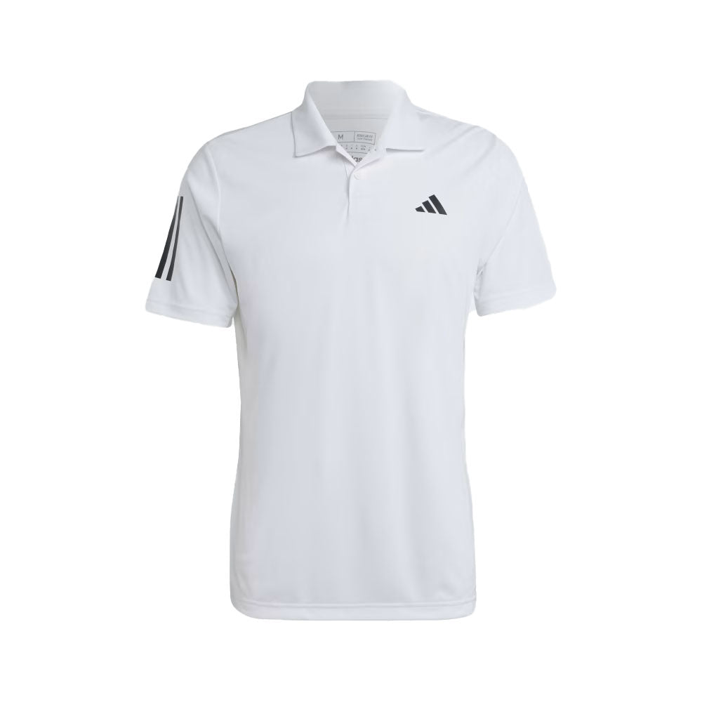 Adidas Club 3-Stripes Tennis Polo (Men's) - White