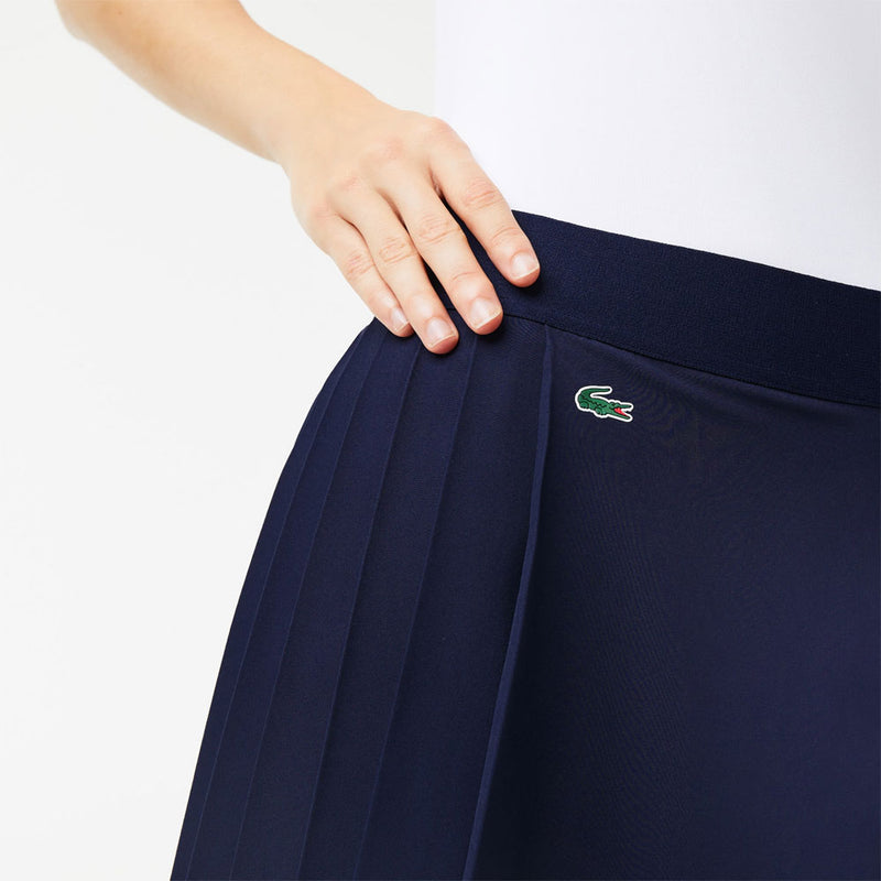 Lacoste Sport Built-In Short Golf Skirt (Women's) - Navy
