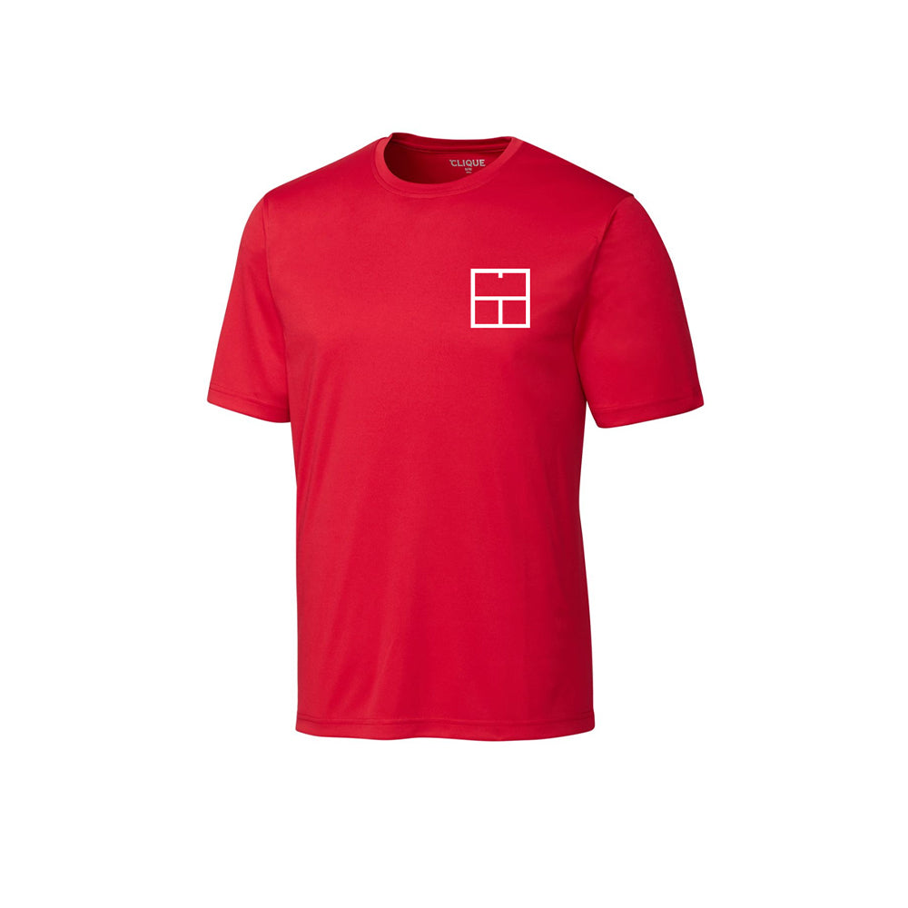 T-shirt Tennis Giant Crew (Homme) - Rouge