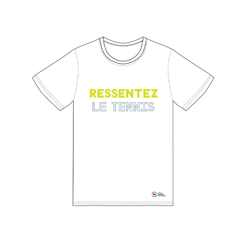 NBO Ressentez Le Tennis Tee (Men's) - White