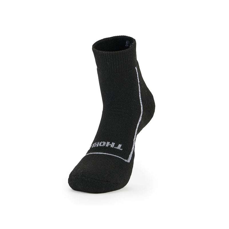 Thorlo Light Cushion Ankle Pickleball Socks - Black