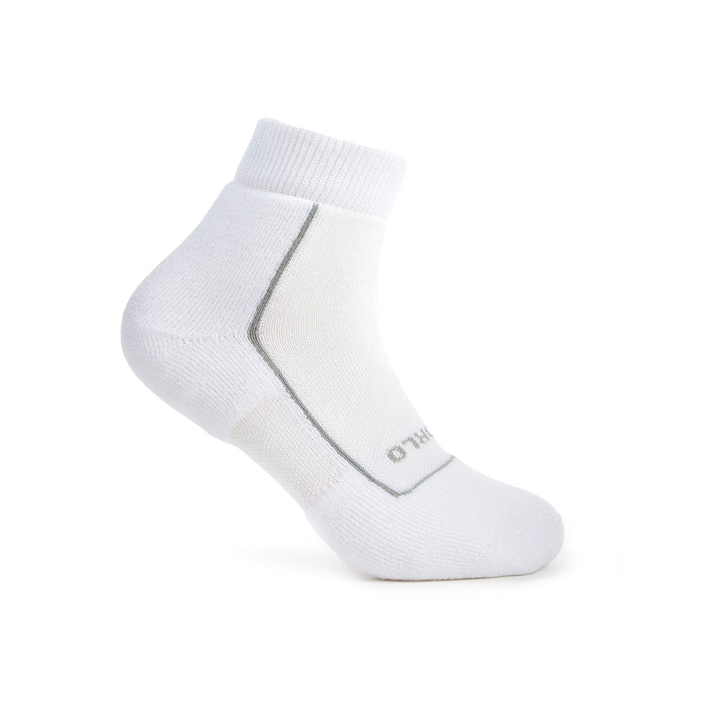 Thorlo Light Cushion Ankle Pickleball Socks - White