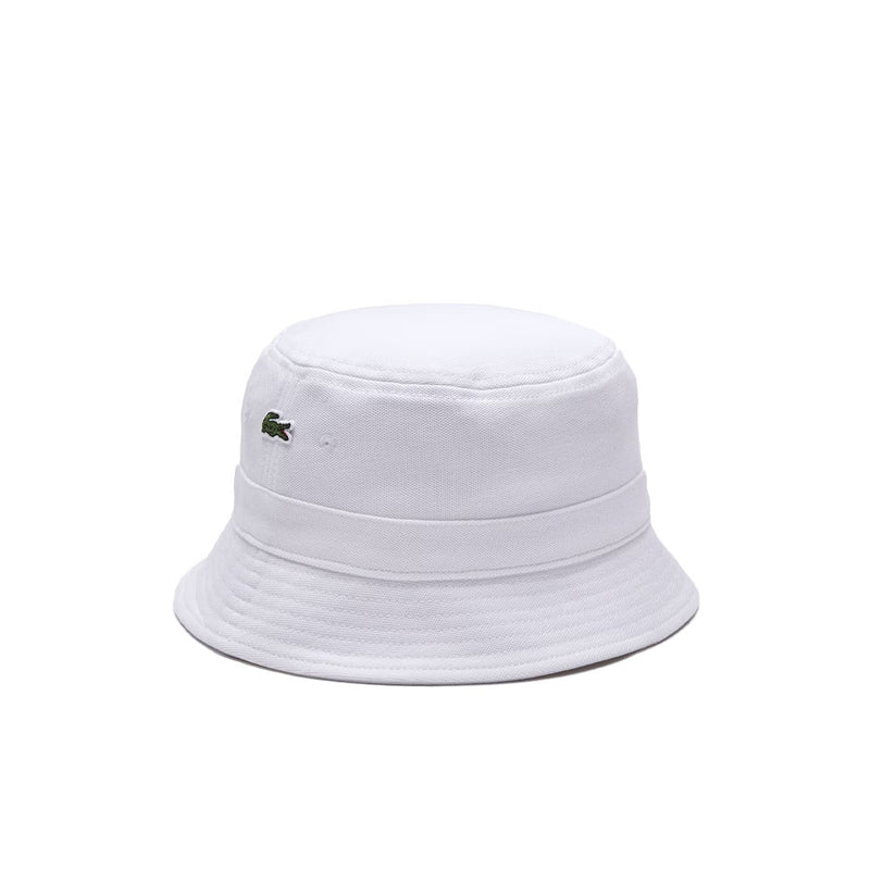 Lacoste Organic Cotton Bucket Hat - White