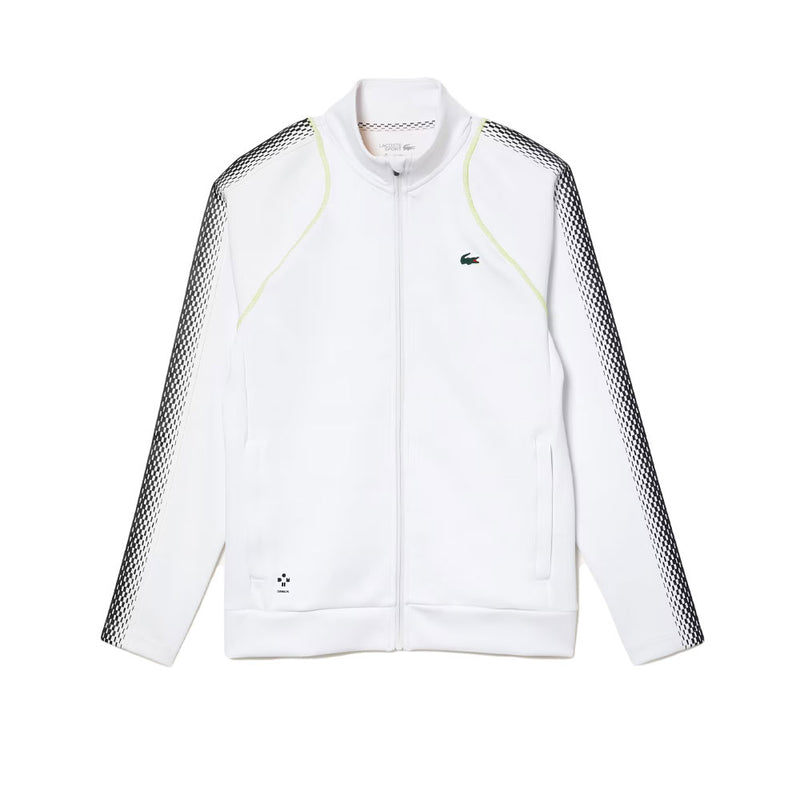 Lacoste Tennis x Daniil Medvedev Zipped Sweatshirt (Men's) - White/Yellow