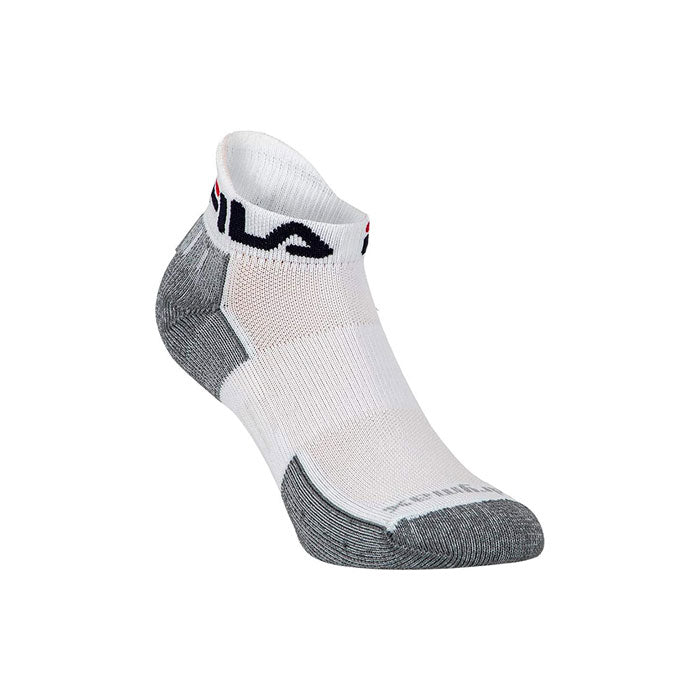 Fila Low Cut Socks With Tab - White