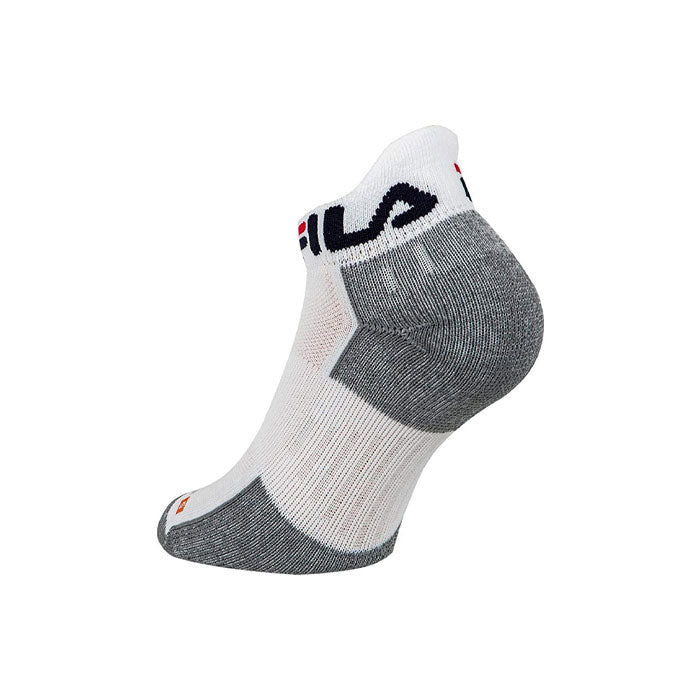 Fila Low Cut Socks With Tab - White